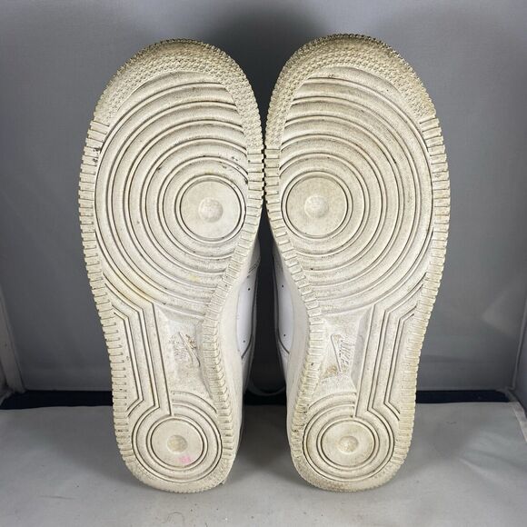 Nike Shoes Youth Air Force 1 Low LE Triple White AF1 Sneakers DH2920-111 Size 7Y - Picture 8 of 9